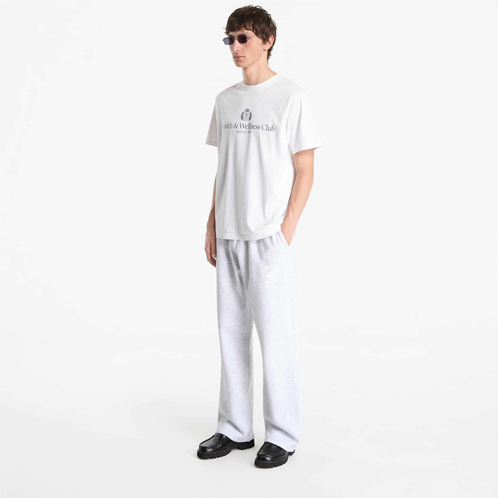 T-shirts  Sporty & Rich H&W Crest Tshirt UNISEX White