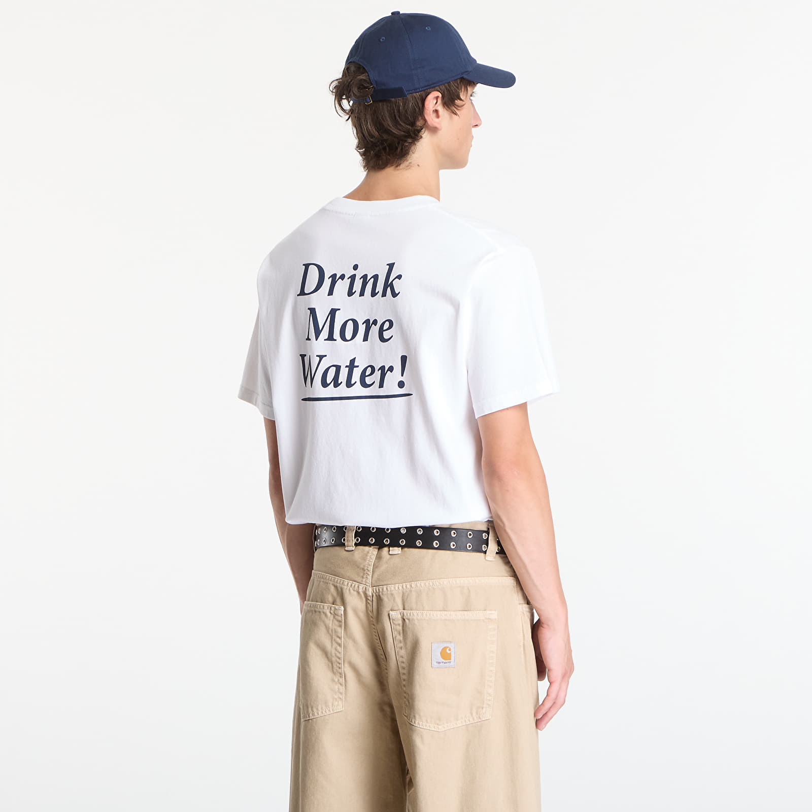 Majice T-shirt Sporty & Rich Drink More Water Tshirt UNISEX White