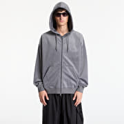 Y-3 Velvet Corduroy Zip Hoodie UNISEX Grey Five