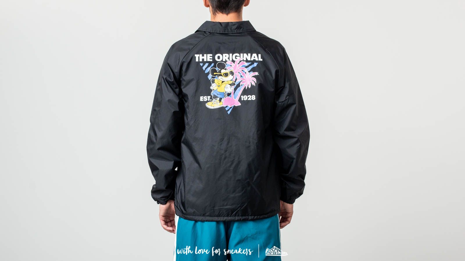 Jackets Vans x Disney Torrey 80 s Mickey Mouse Jacket Black Footshop