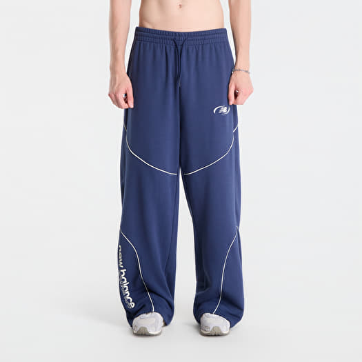 New Balance Trackside French Terry Pant Nb Navy