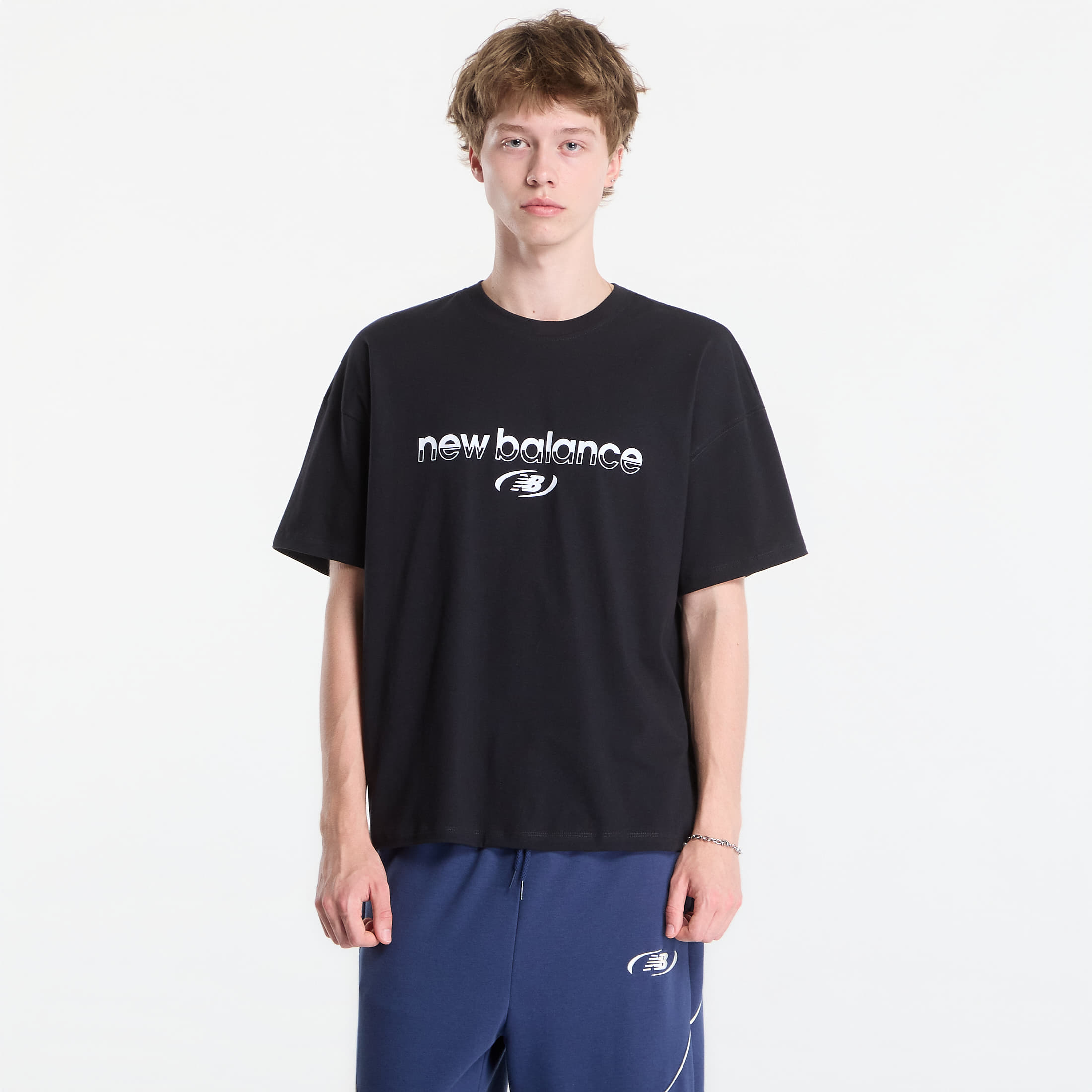 Tricou New Balance Trackside T-Shirt Black M
