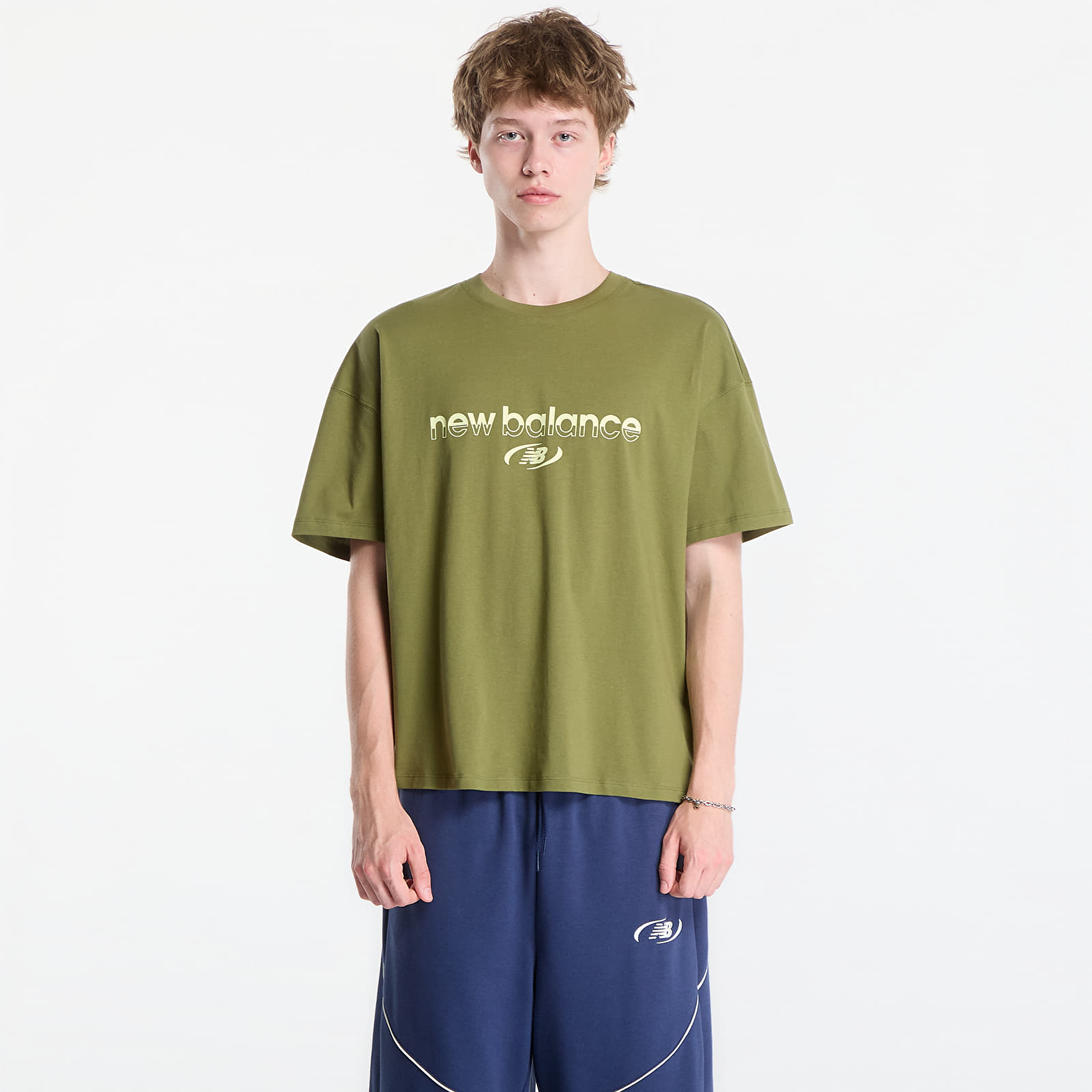 Men's T-shirts New Balance Trackside T-Shirt Sport Green