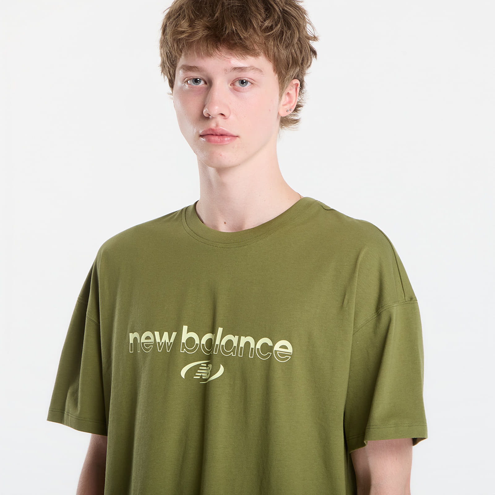 Men's T-shirts New Balance Trackside T-Shirt Sport Green