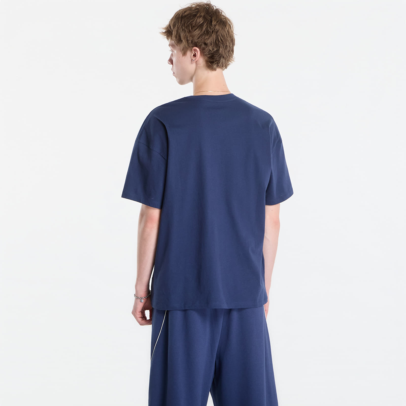 Magliette da uomo New Balance Trackside T-Shirt Nb Navy