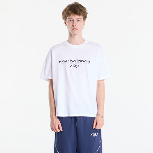 Maglietta New Balance Trackside T-Shirt White