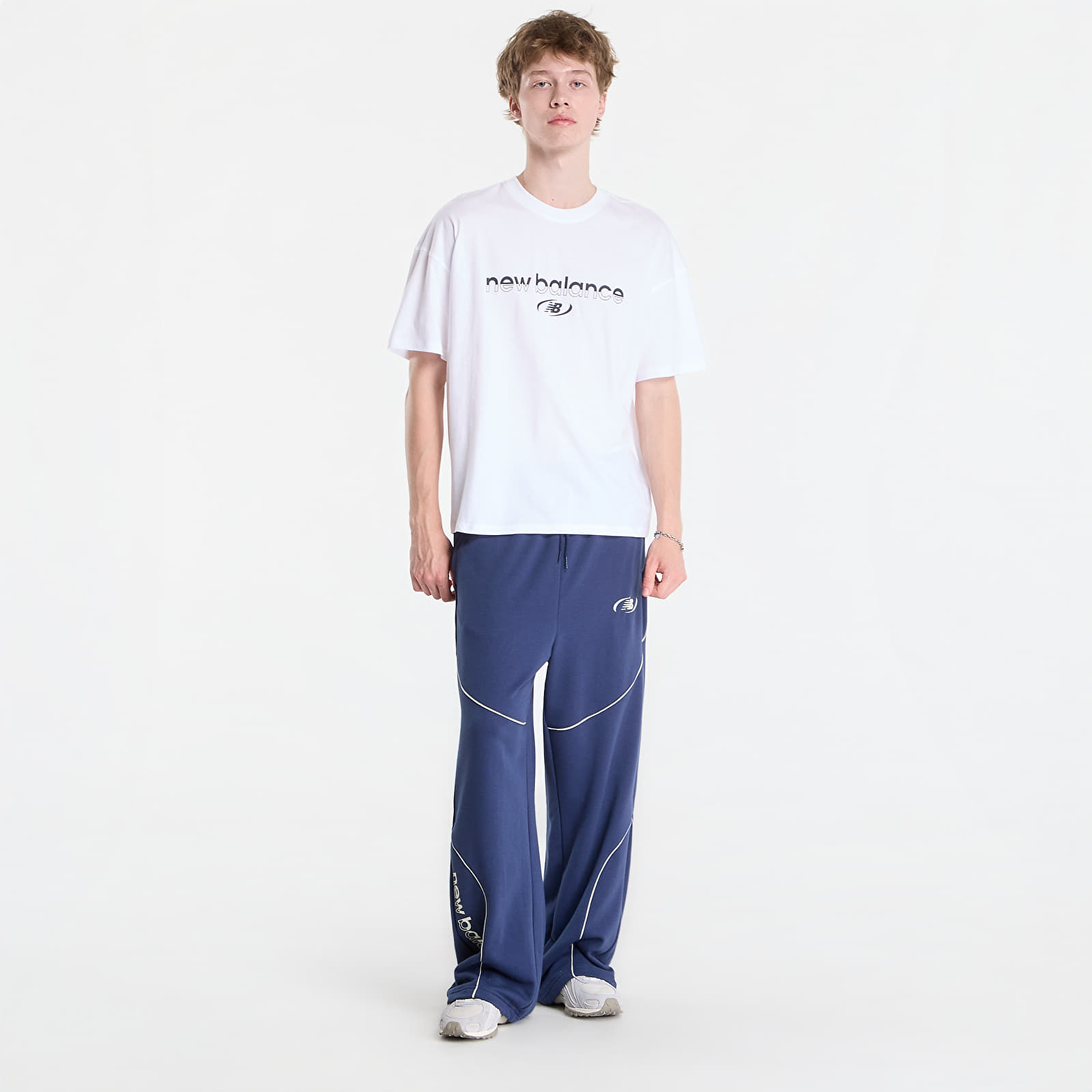 Men's T-shirts New Balance Trackside T-Shirt White