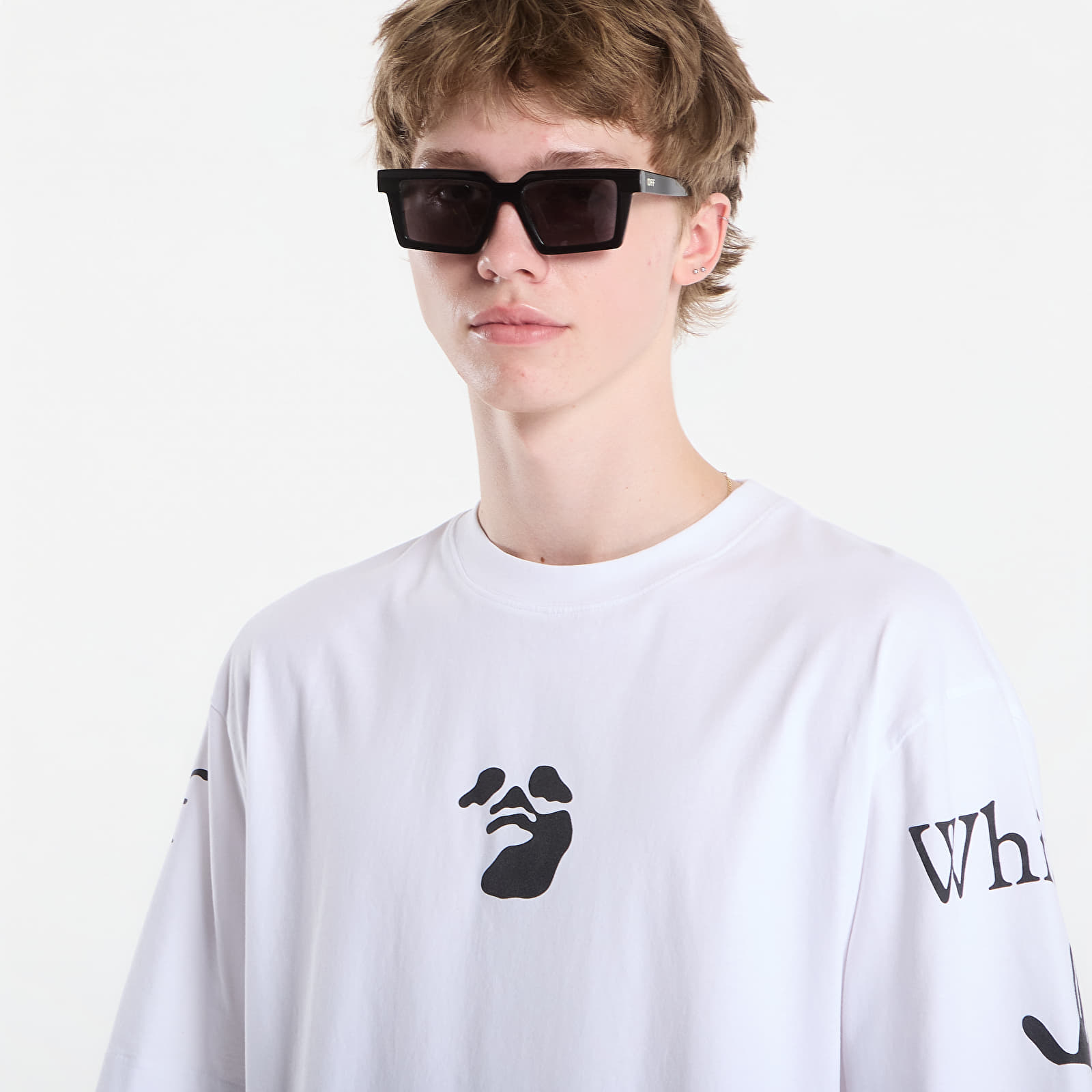 T-shirts Off-White Swimming Logo Skate S/S Tee UNISEX White
