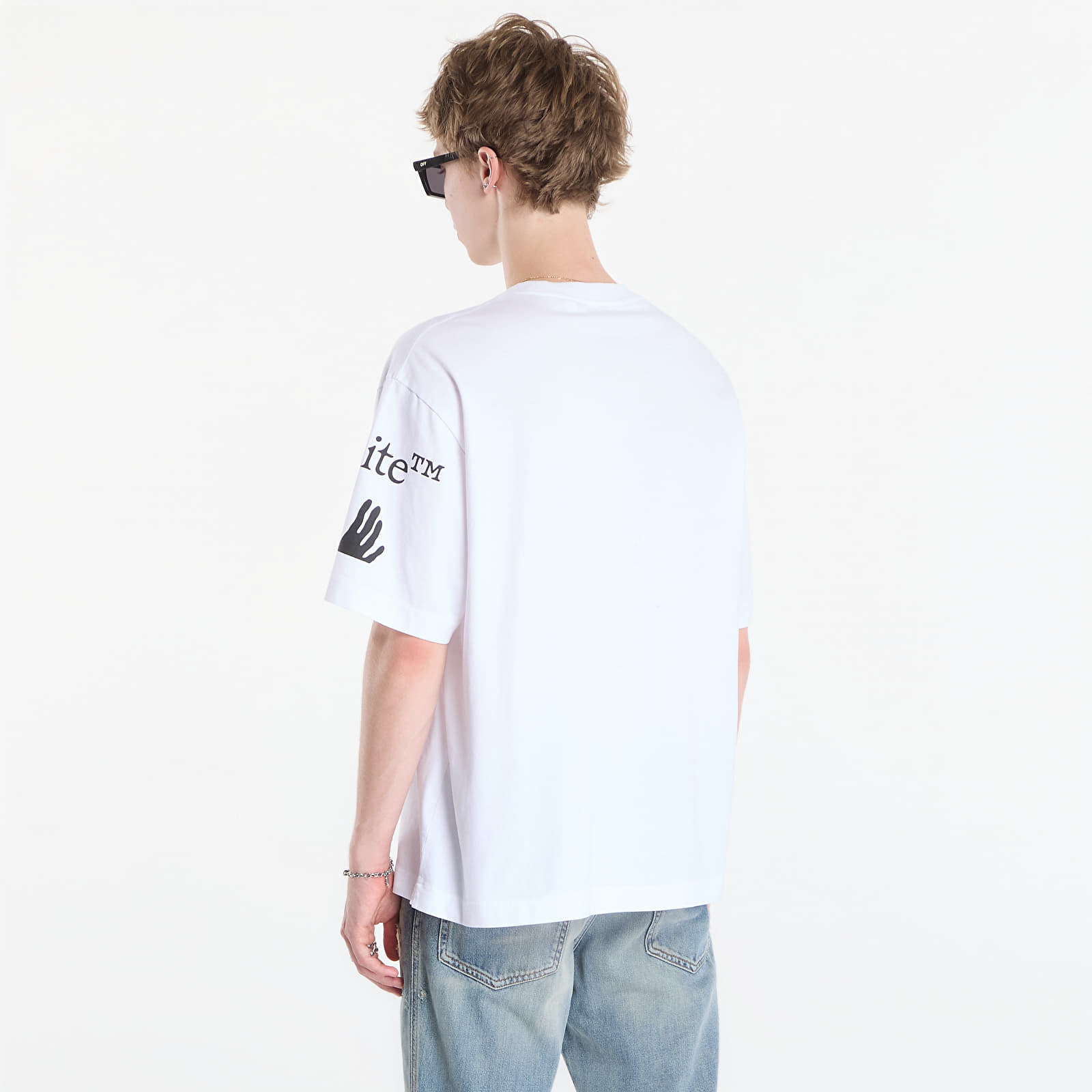 T-shirts Off-White Swimming Logo Skate S/S Tee UNISEX White