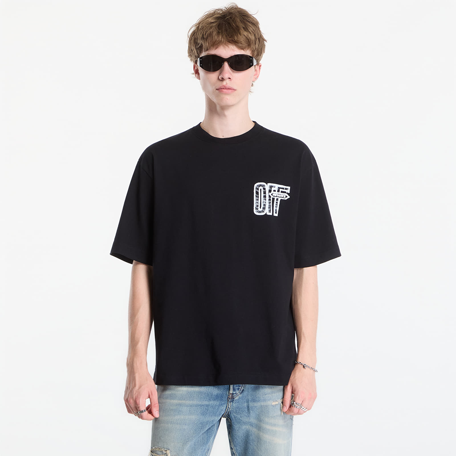 T-shirts Off-White Motion Arrow Skate S/S Tee UNISEX Black