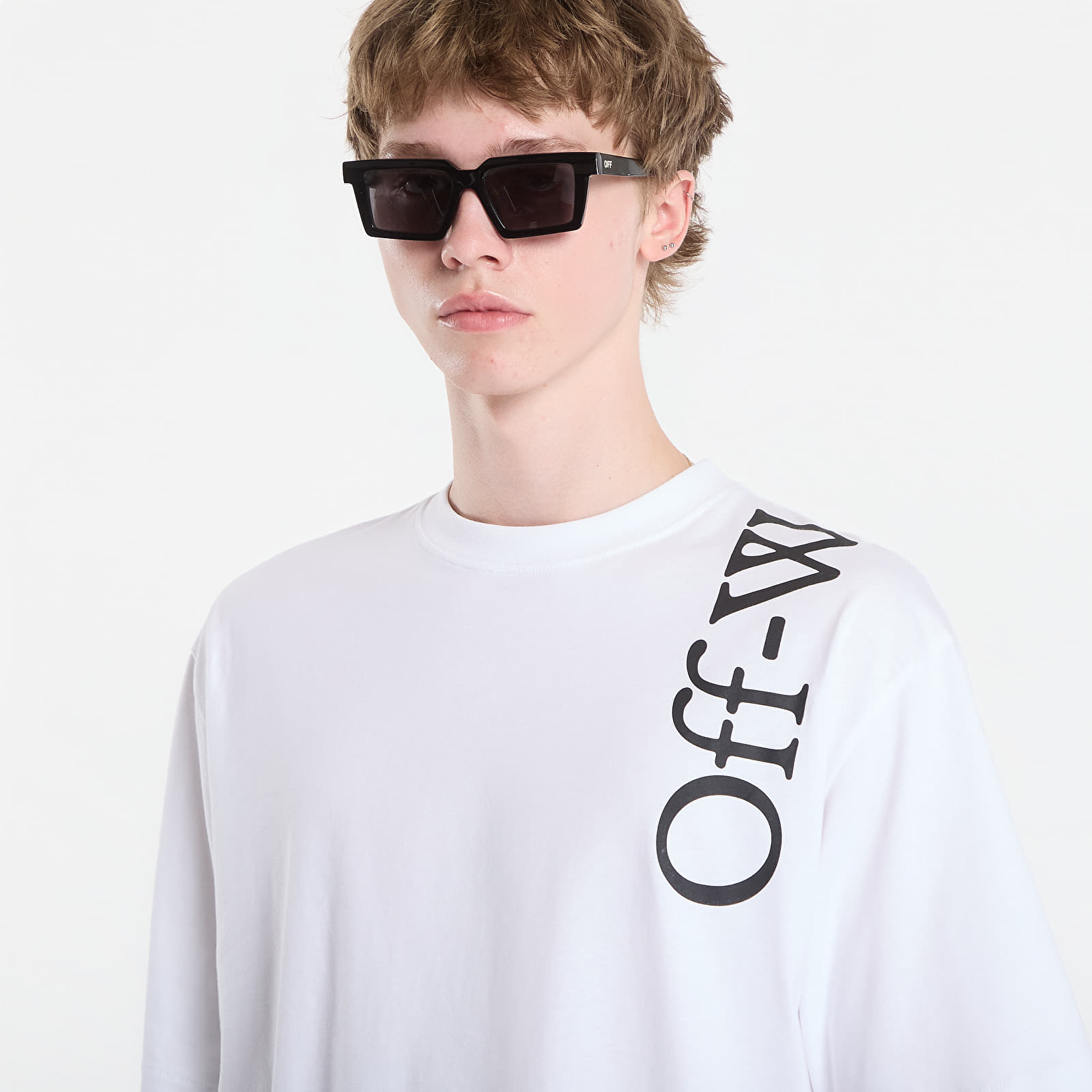 T-shirts Off-White Vertical Bookish Skate S/S Tee UNISEX White