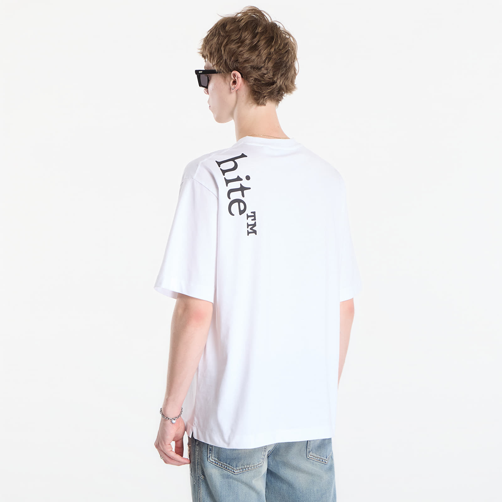 T-shirts Off-White Vertical Bookish Skate S/S Tee UNISEX White