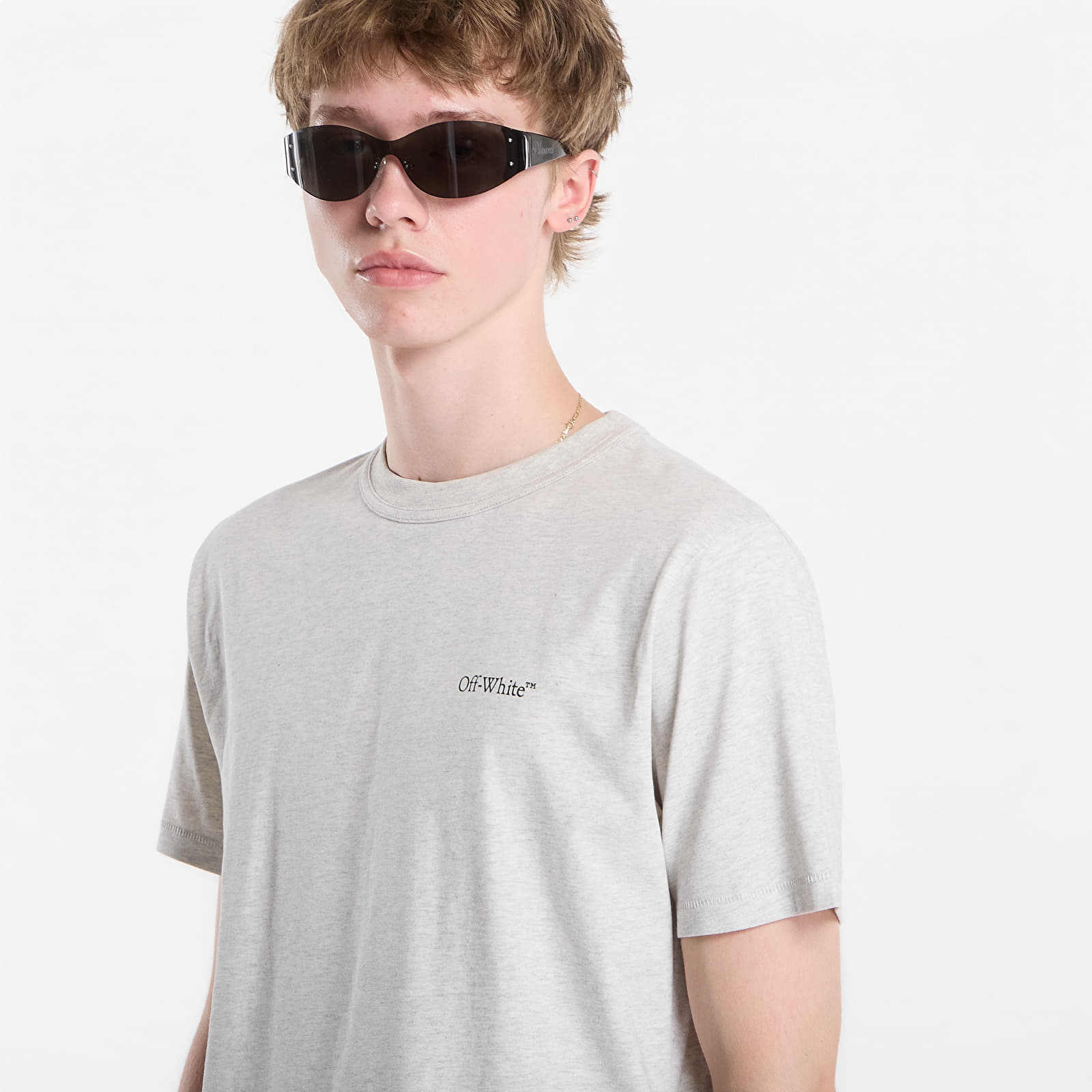 T-shirts Off-White Small Bookish Regular S/S Tee UNISEX Grey