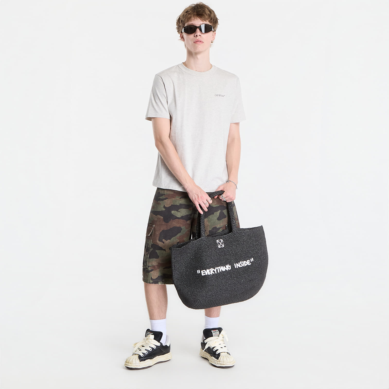 T-shirts Off-White Small Bookish Regular S/S Tee UNISEX Grey