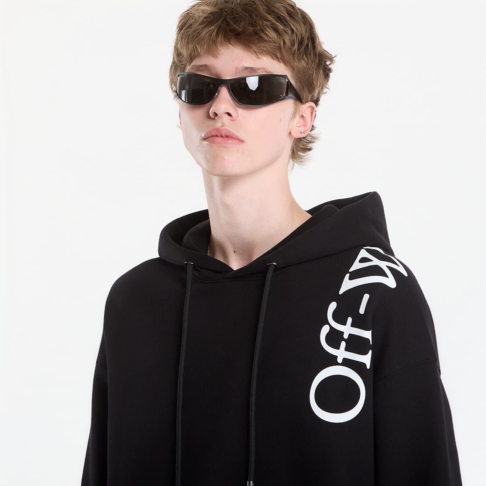 Puloverji   Off-White Vertical Bookish Skate Hoodie UNISEX Black