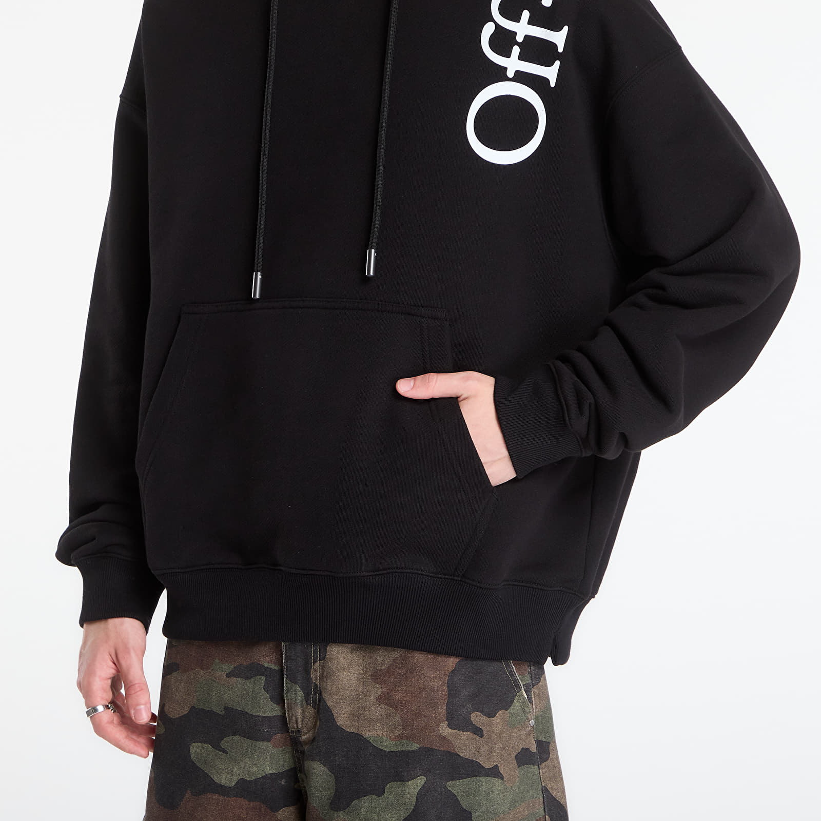 Puloverji   Off-White Vertical Bookish Skate Hoodie UNISEX Black
