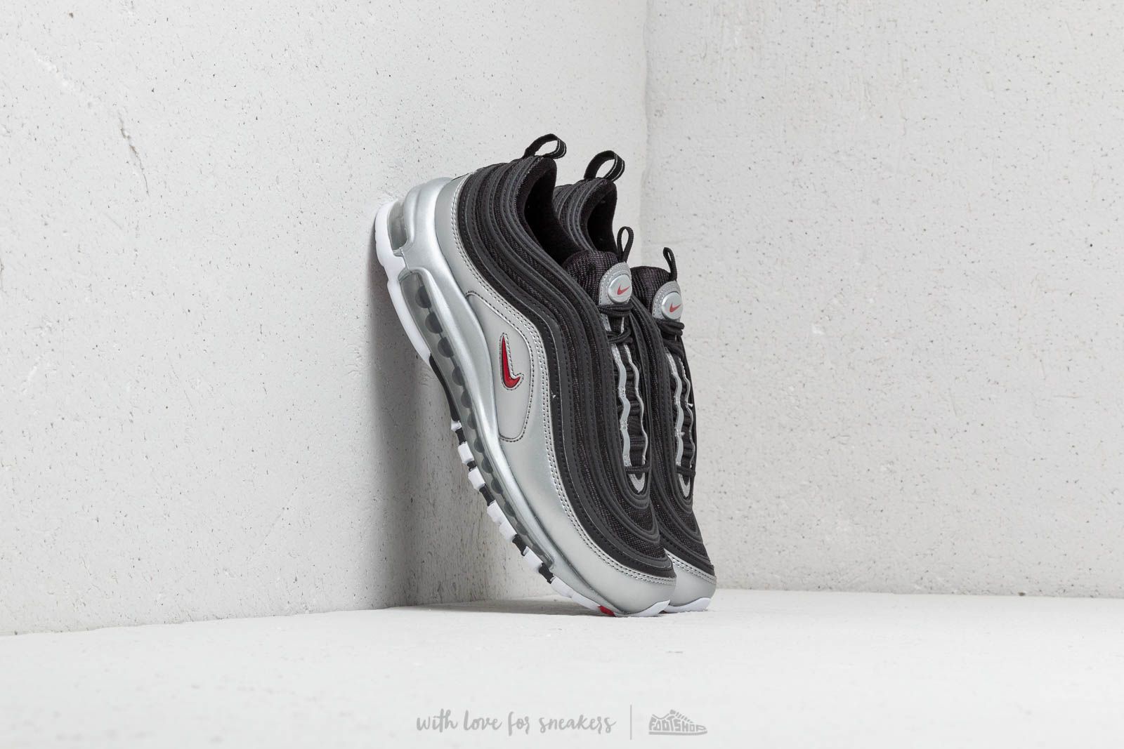 Scarpe uomo Nike Air Max 97 QS Black/ Varsity Red & Silver