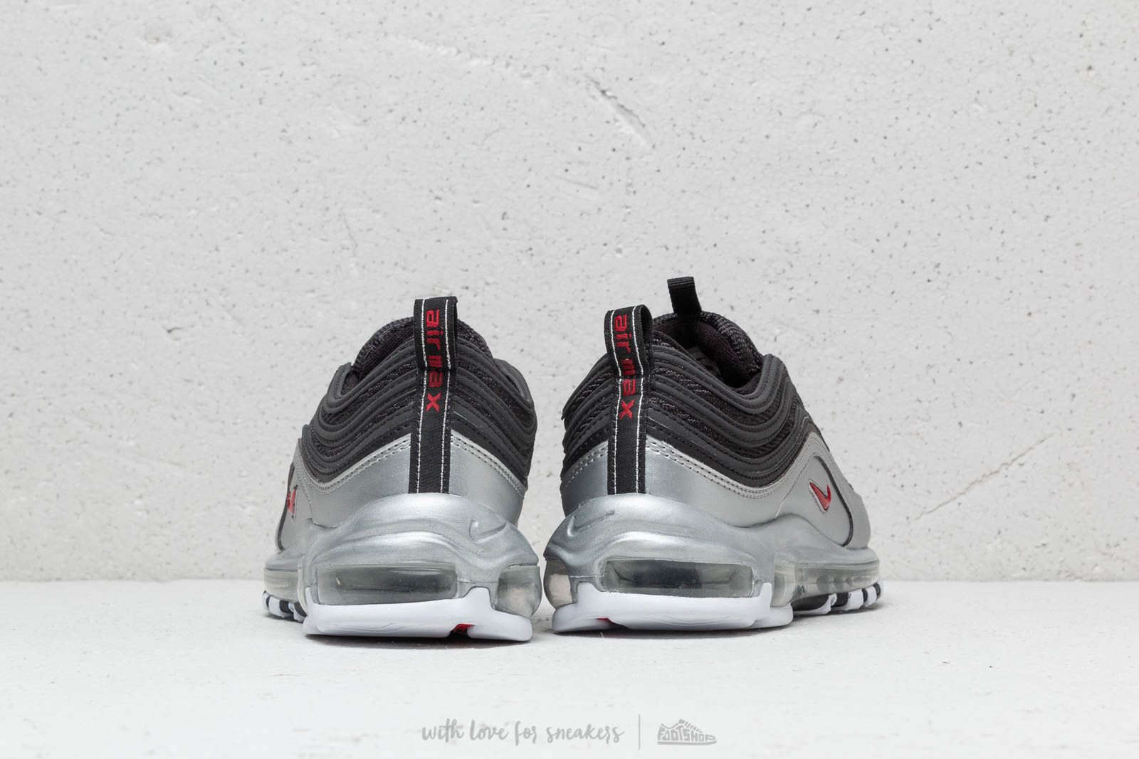 Scarpe uomo Nike Air Max 97 QS Black/ Varsity Red & Silver