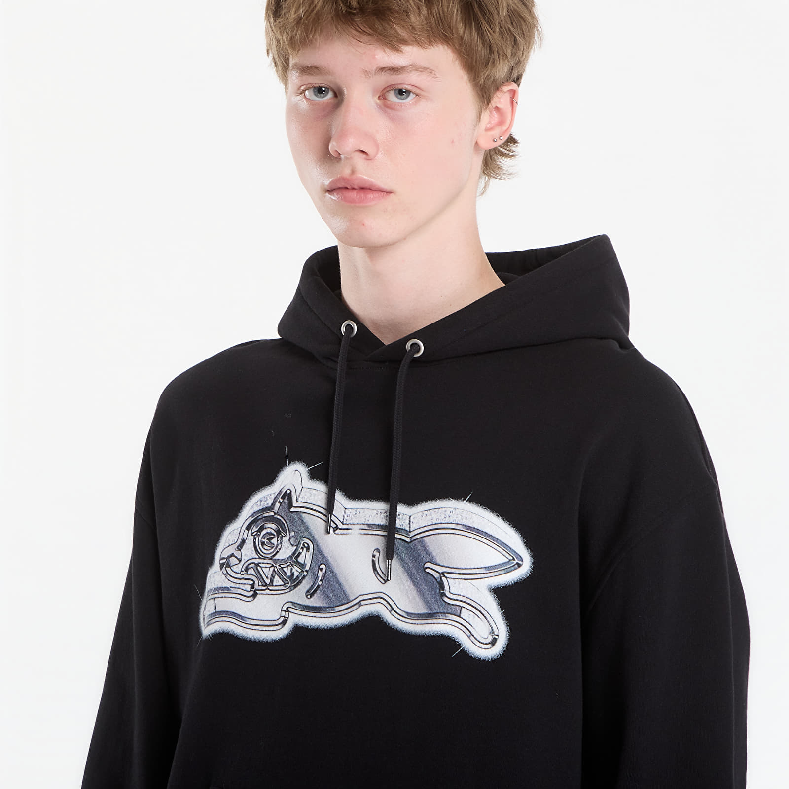Hoodies and sweatshirts  Billionaire Boys Club Icecream Iced Out Running Dog Popover Hood Black