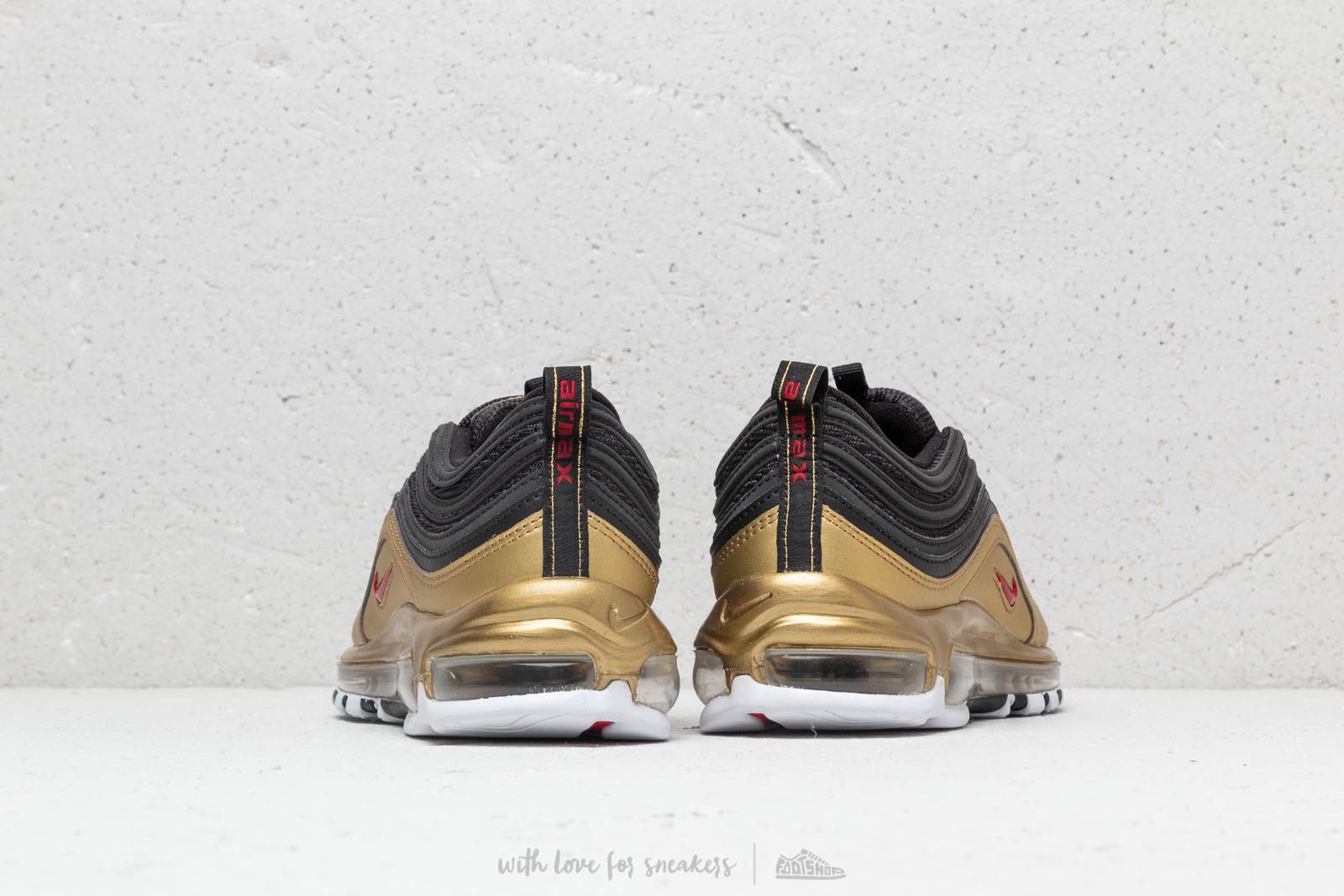 Sko til mænd Nike Air Max 97 QS Black/ Varsity Red & Gold