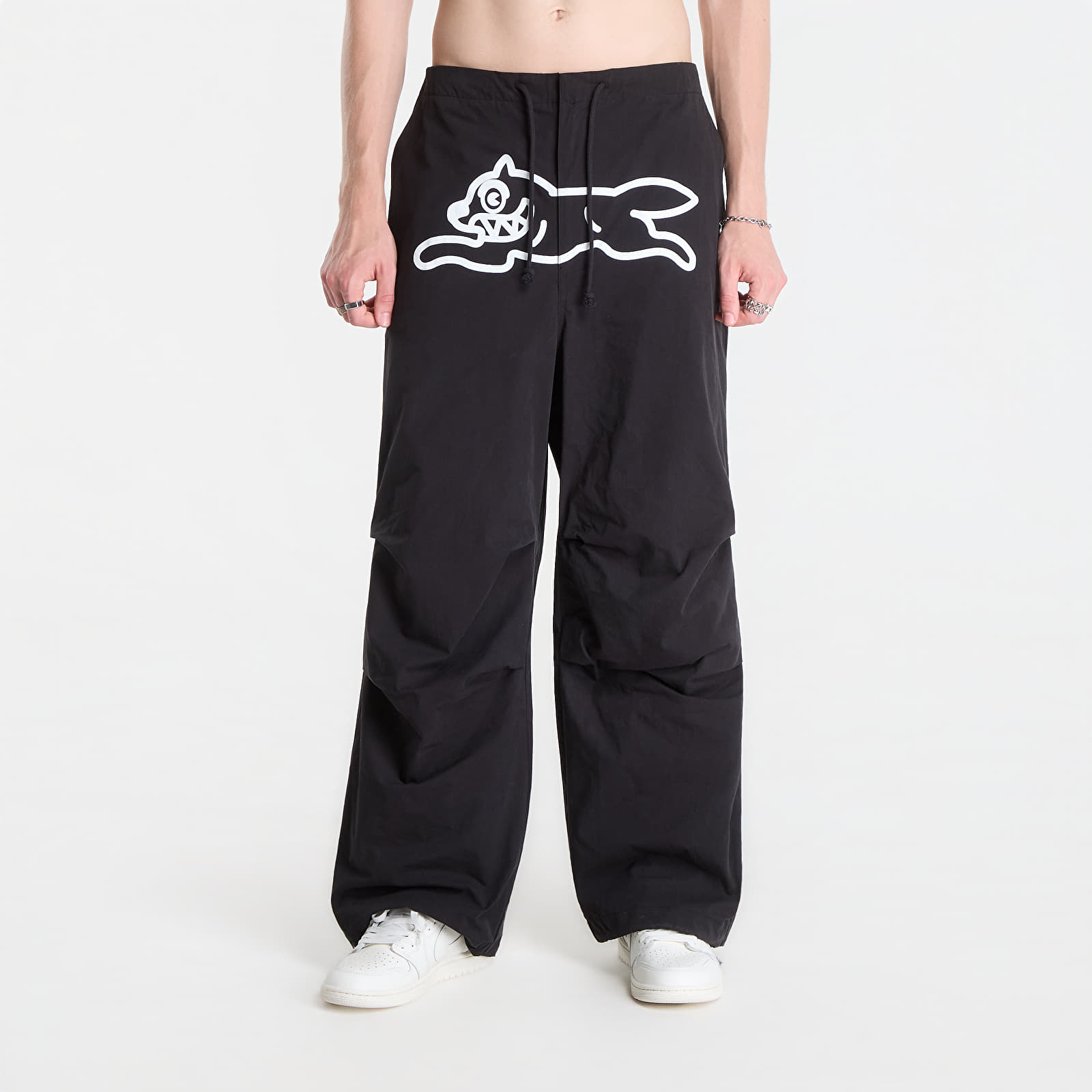 Pants Billionaire Boys Club Icecream Running Dog Parachute Pants Black