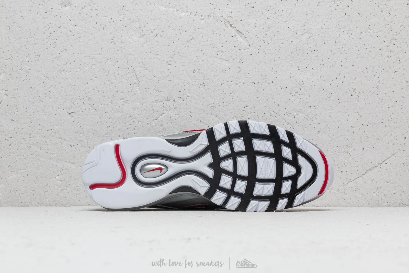 Pánské tenisky a boty Nike Air Max 97 QS White/ Varsity Red & Silver