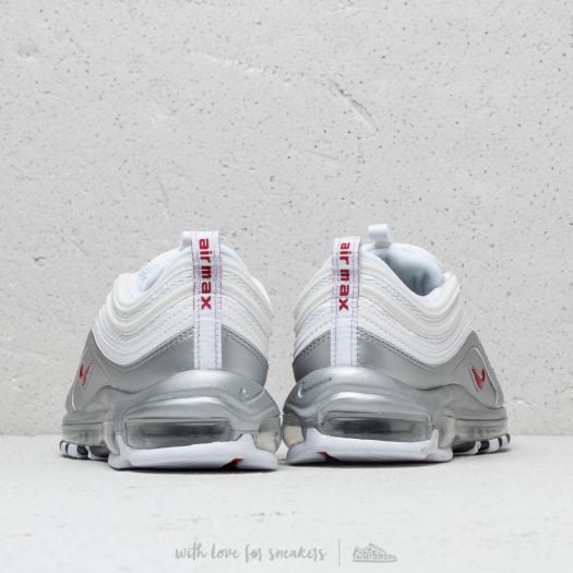 Men s shoes Nike Air Max 97 QS White Varsity Red Silver Footshop