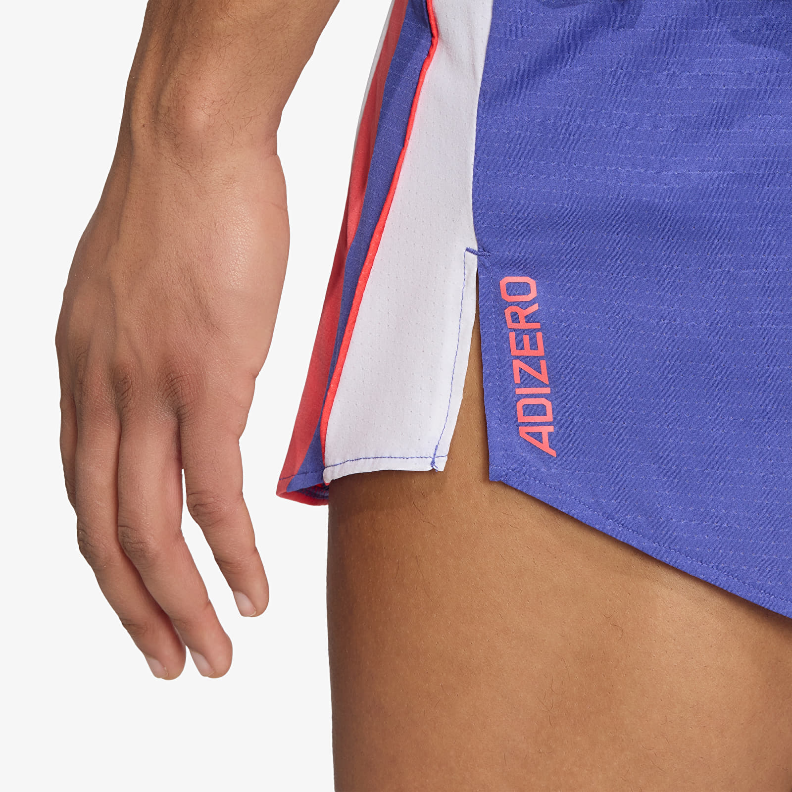 Мужские шорты adidas ADIZERO Archive Running Shorts Dual Indigo/ Semi Lucid Red/ White