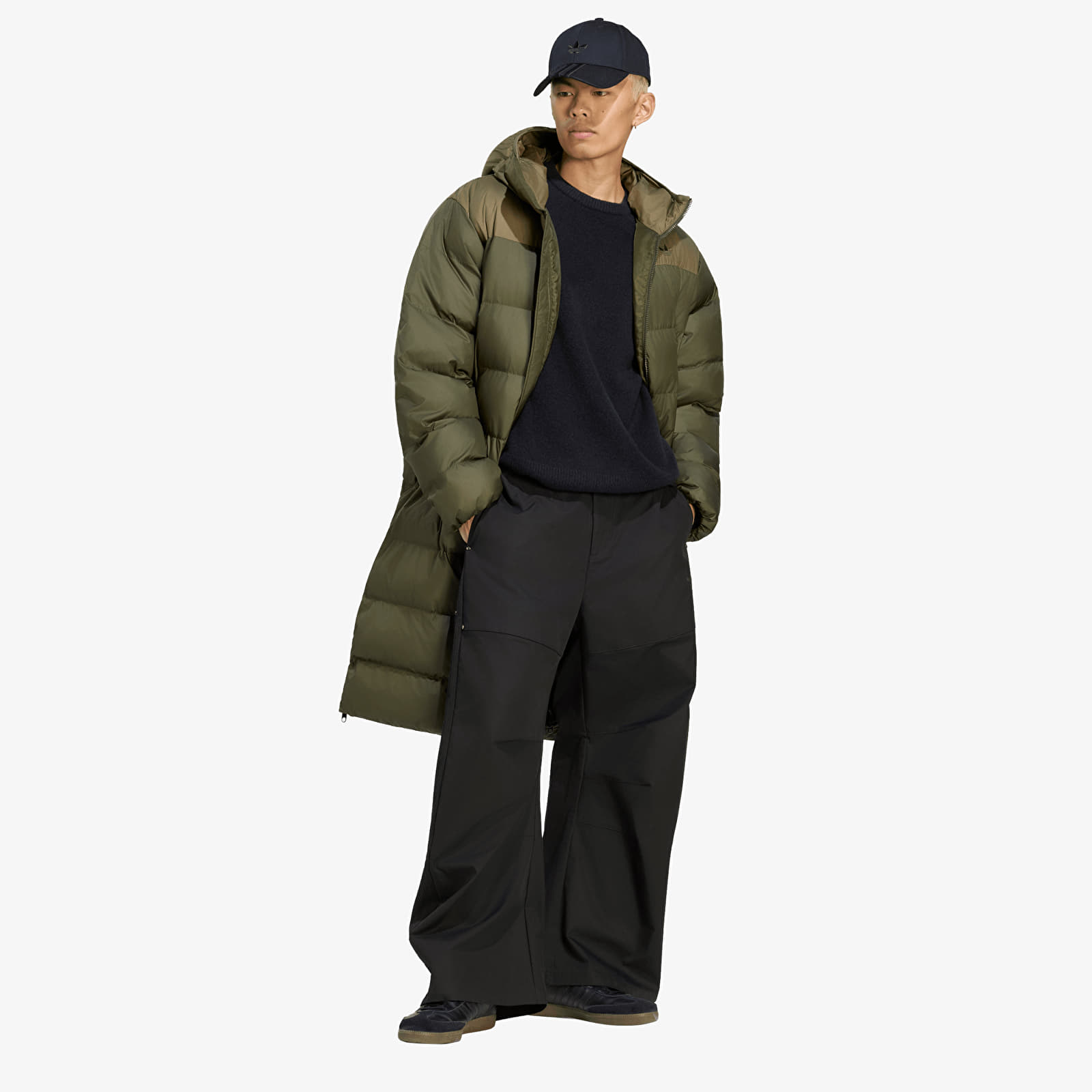 Geci adidas Long Regen Jacket Night Cargo