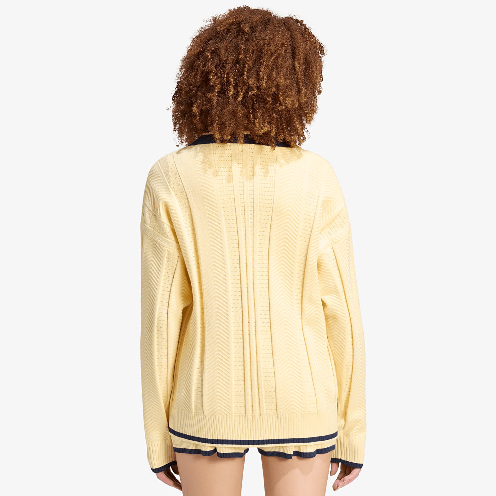 Sweaters adidas Cable Knit Cardigan Warm Vanilla