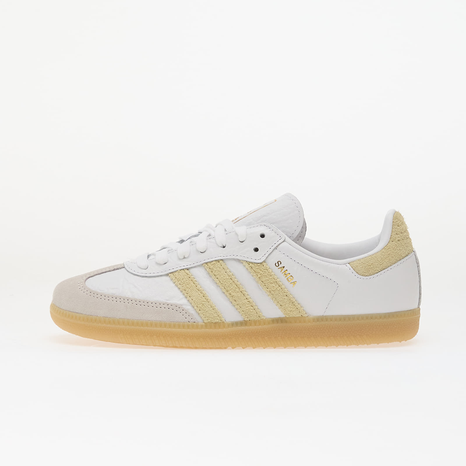 Chaussures et baskets femme adidas Samba Og Ftwr White/ Dual Yellow/ Gum 3