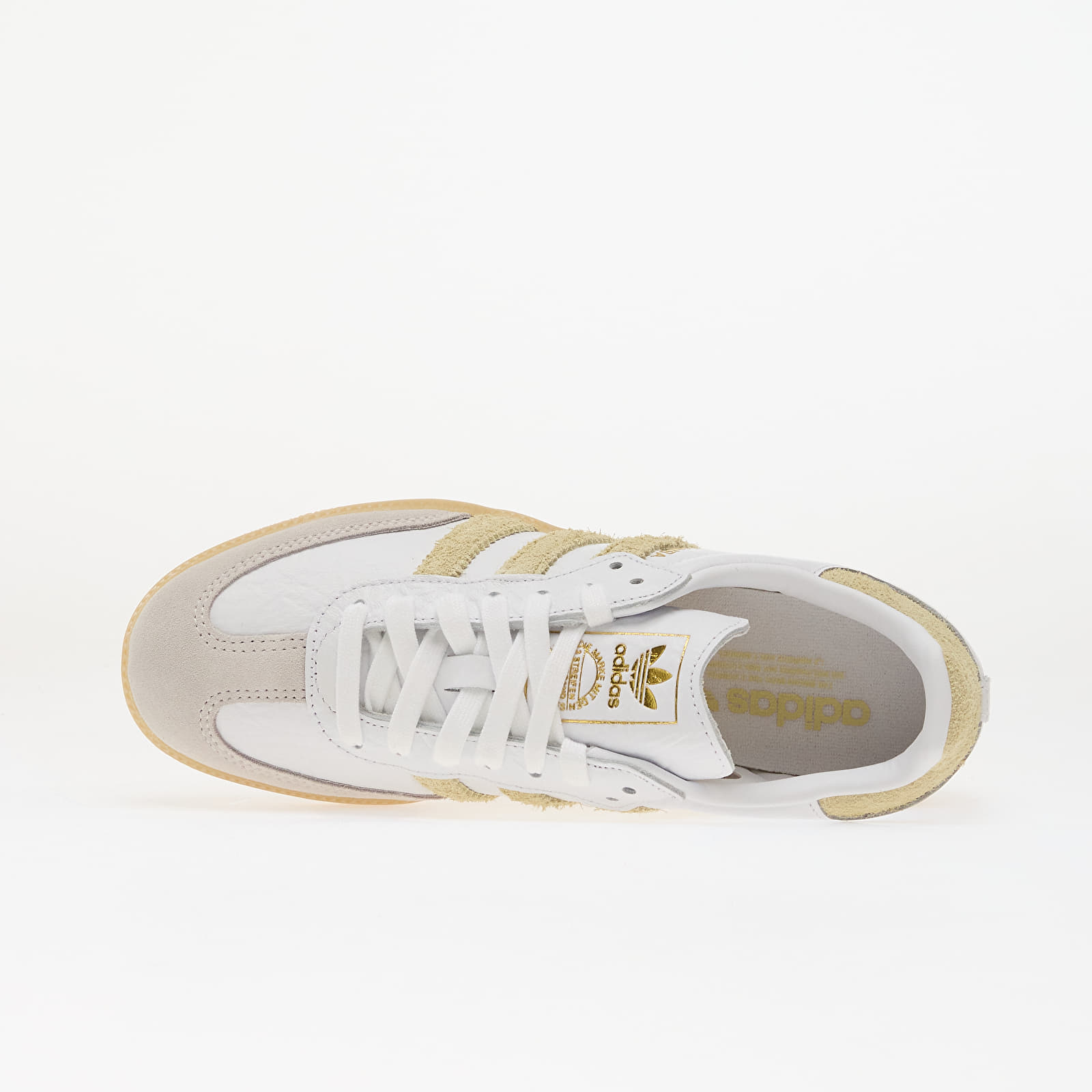 Chaussures et baskets femme adidas Samba Og Ftwr White/ Dual Yellow/ Gum 3