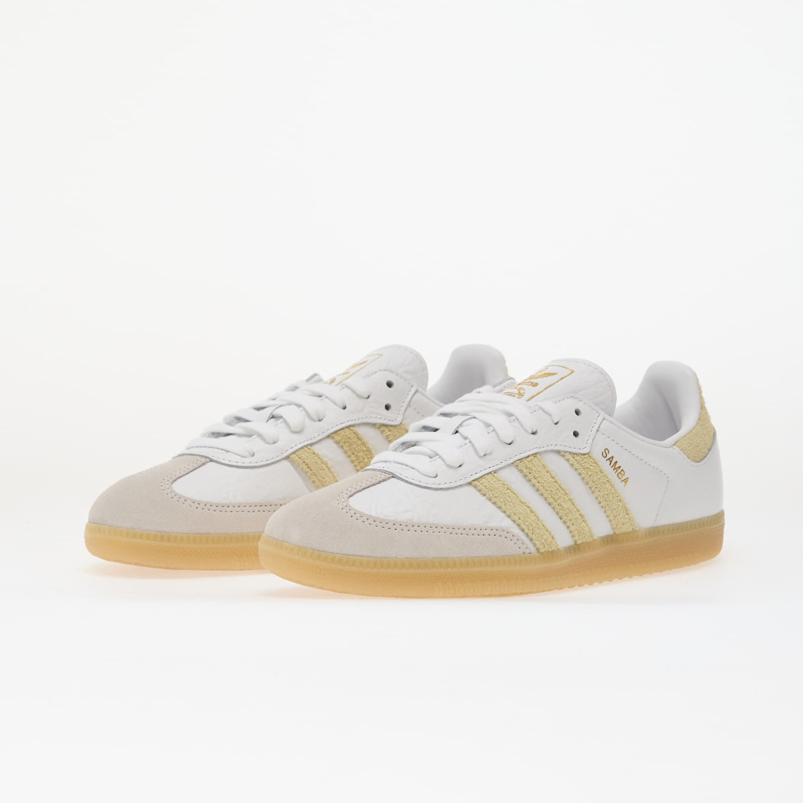 Chaussures et baskets femme adidas Samba Og Ftwr White/ Dual Yellow/ Gum 3