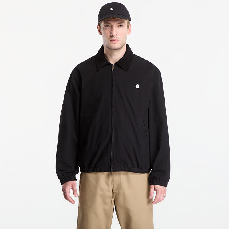 Jacka Carhartt WIP Madison Ripstop Jacket UNISEX Black/ Wax Garment Dyed