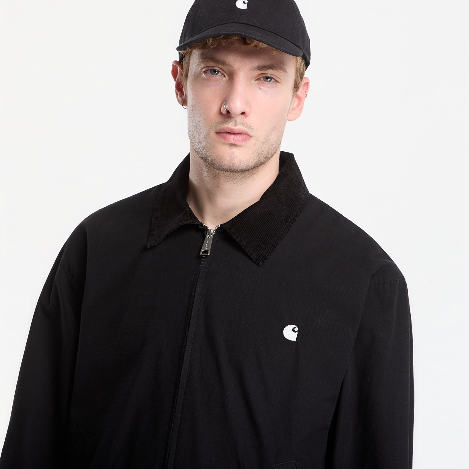 Jackets Carhartt WIP Madison Ripstop Jacket UNISEX Black/ Wax Garment Dyed