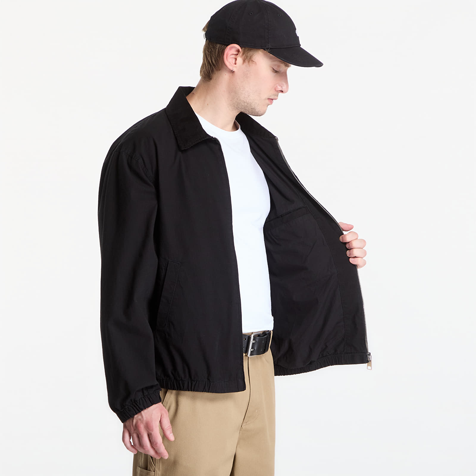 Jackets Carhartt WIP Madison Ripstop Jacket UNISEX Black/ Wax Garment Dyed