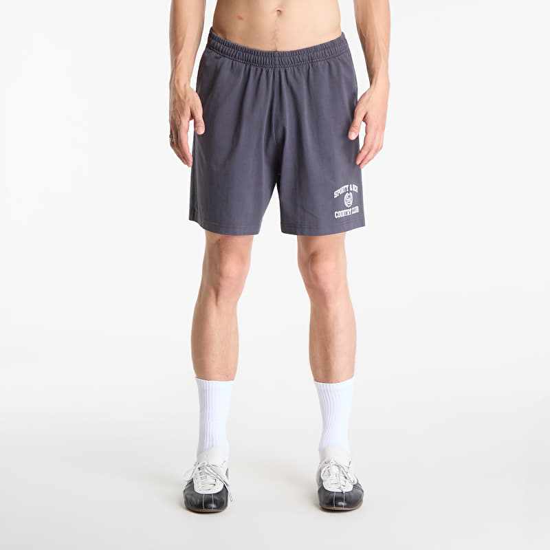 Szorty Sporty & Rich Varsity Crest Gym Short UNISEX Carbon