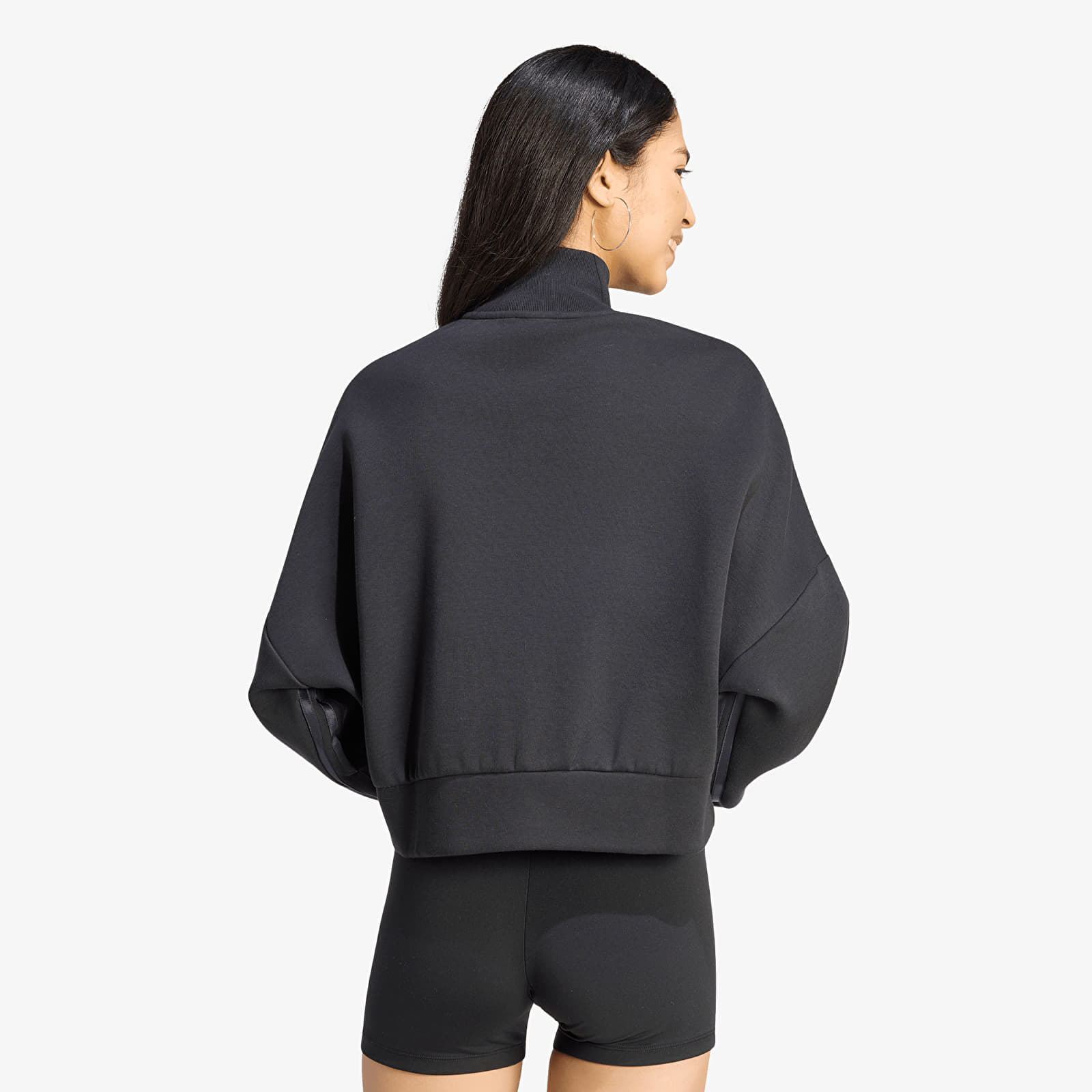 Hættetrøjer og sweatshirts adidas Spacer Tracktop Black/ Black Reflective/ Night Grey