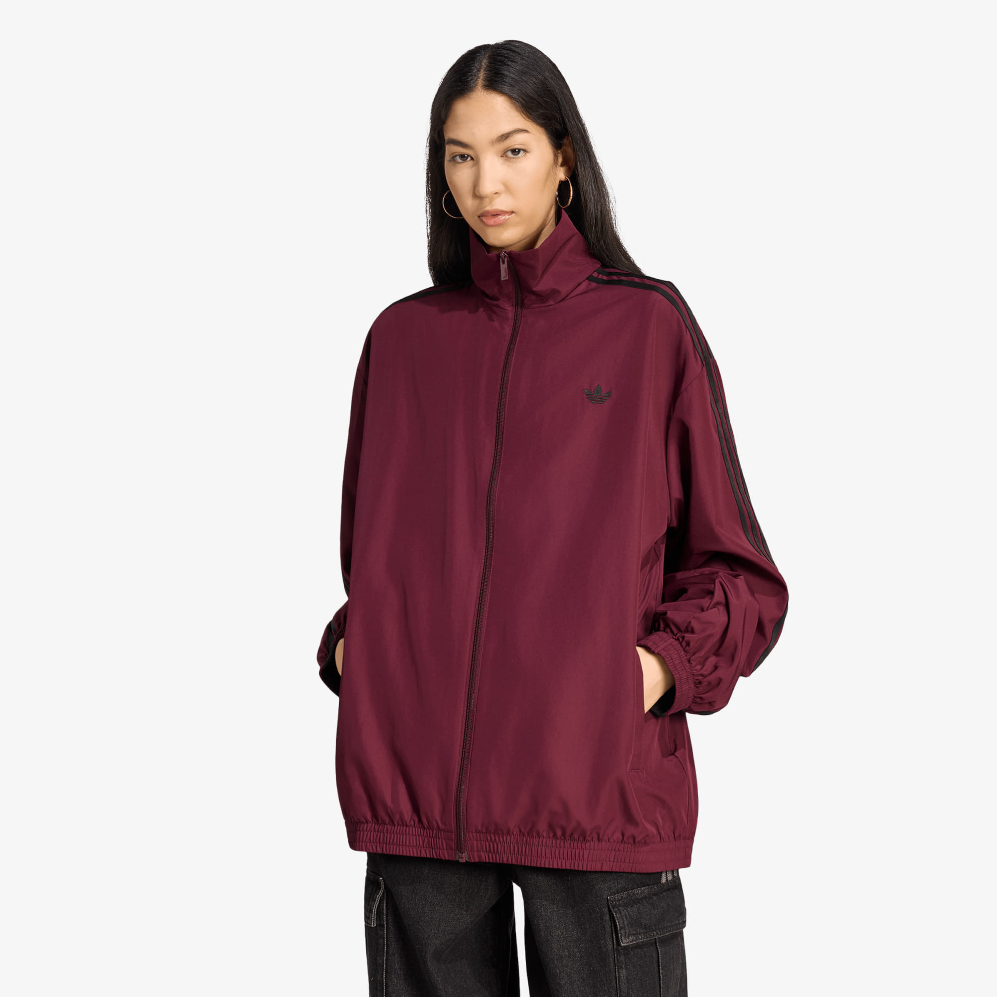Jachetă adidas Firebird Adilenium Track Top Maroon/ Black XS