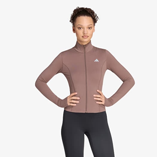 Sweatshirt adidas 3-Stripes Studio Zip Through Jacket Earth Strata