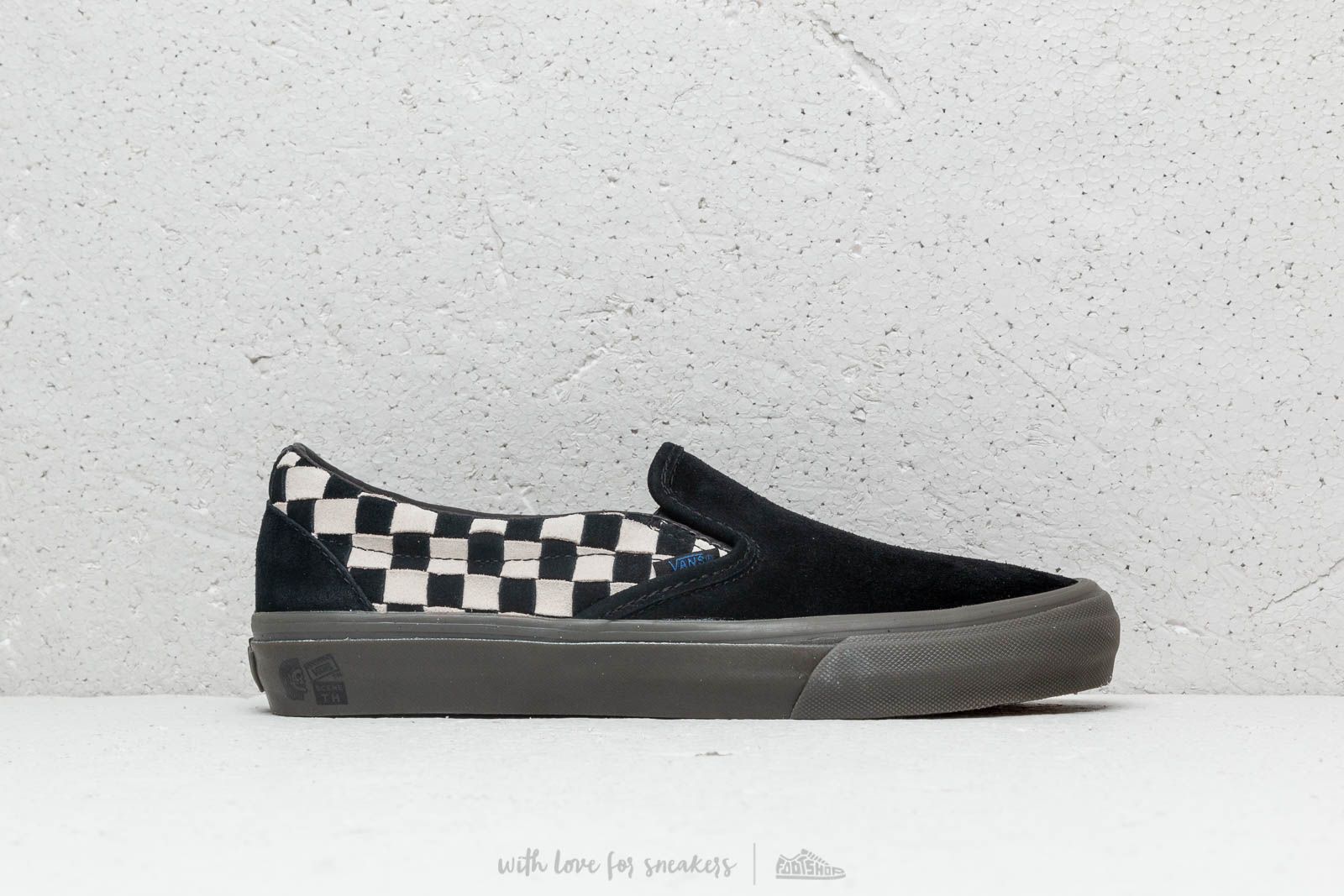 Men s shoes Vans x Taka Hayashi Slip On LX Woven Suede Checkerboard Footshop