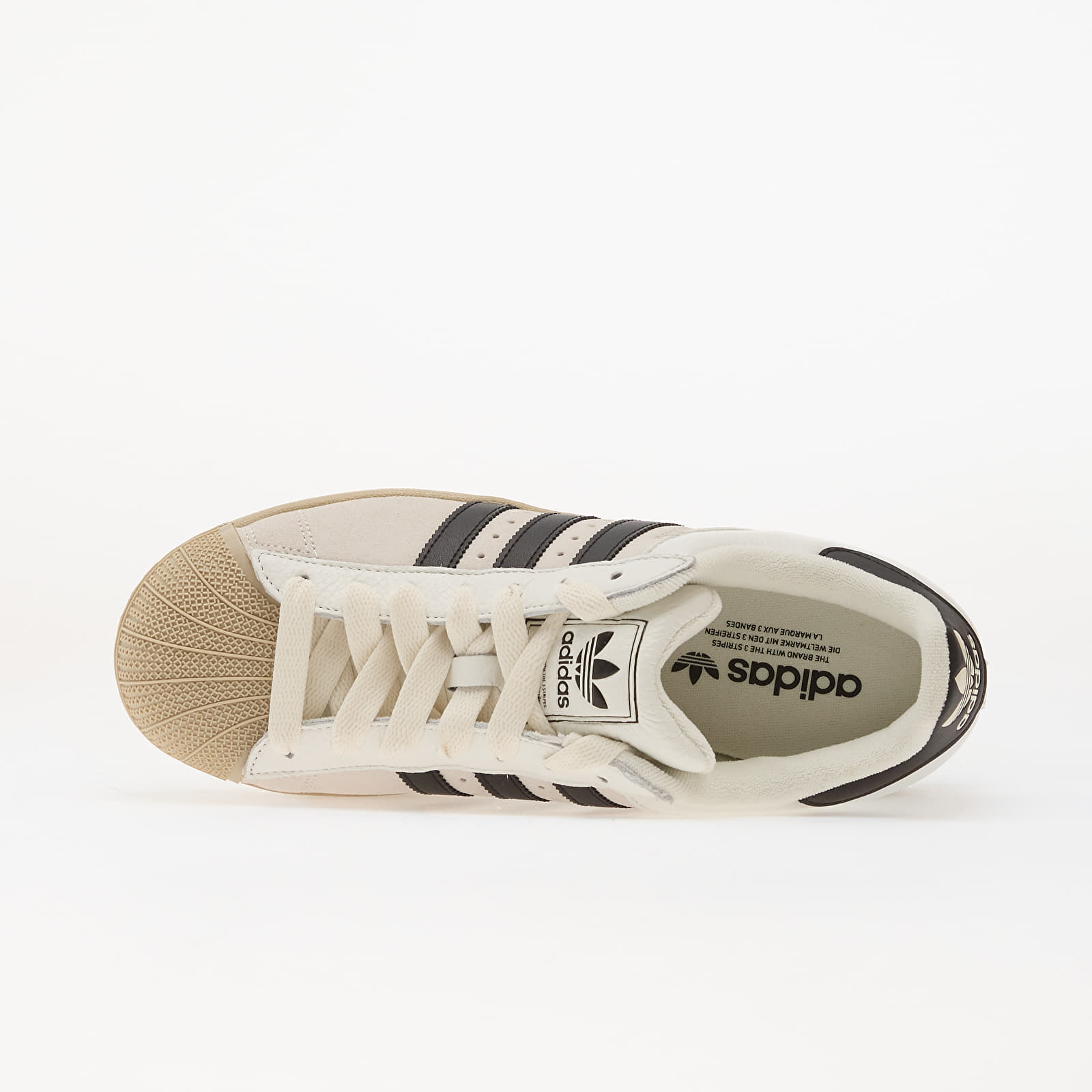 Încălțăminte și sneakerși pentru bărbați adidas Superstar Ii Core White/ Core Black/ Khaki Three