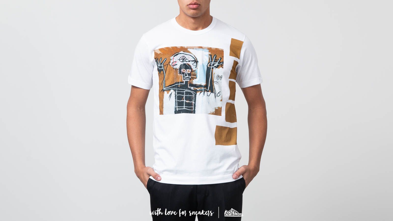 Comme des clearance garcons x basquiat