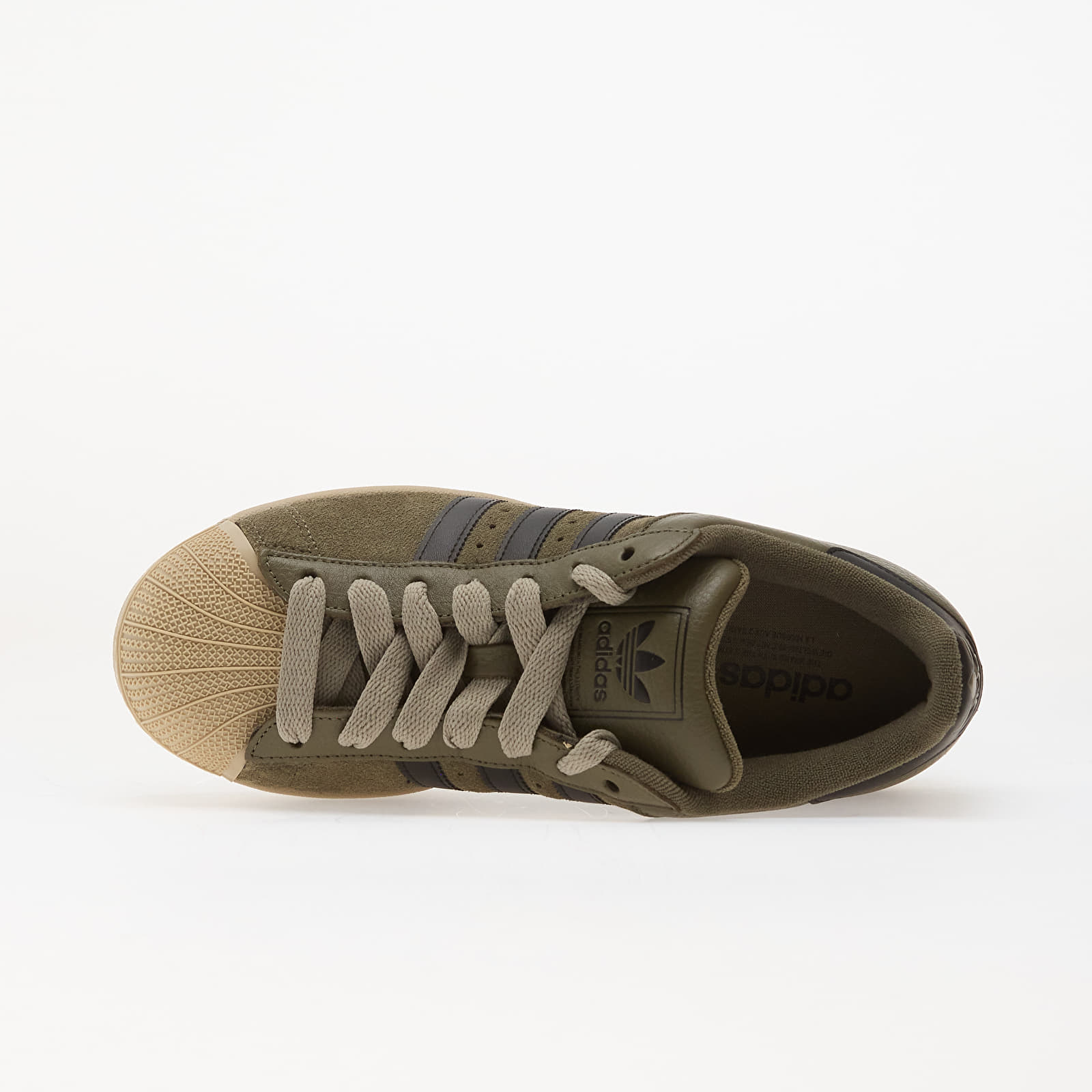 Miesten kengät adidas Superstar Ii Olive Strata/ Core Black/ Khaki Three
