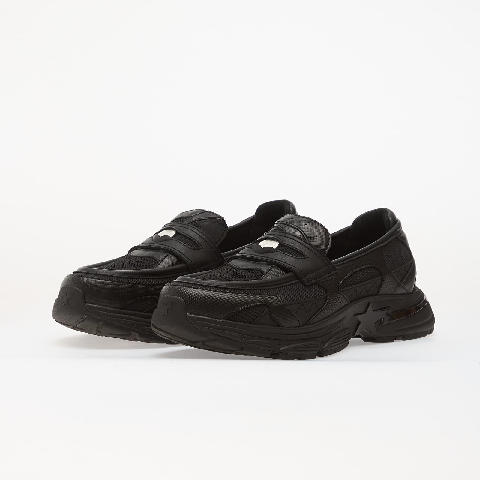 Men's shoes A Bathing Ape Shark Sta Loafer 1 Black