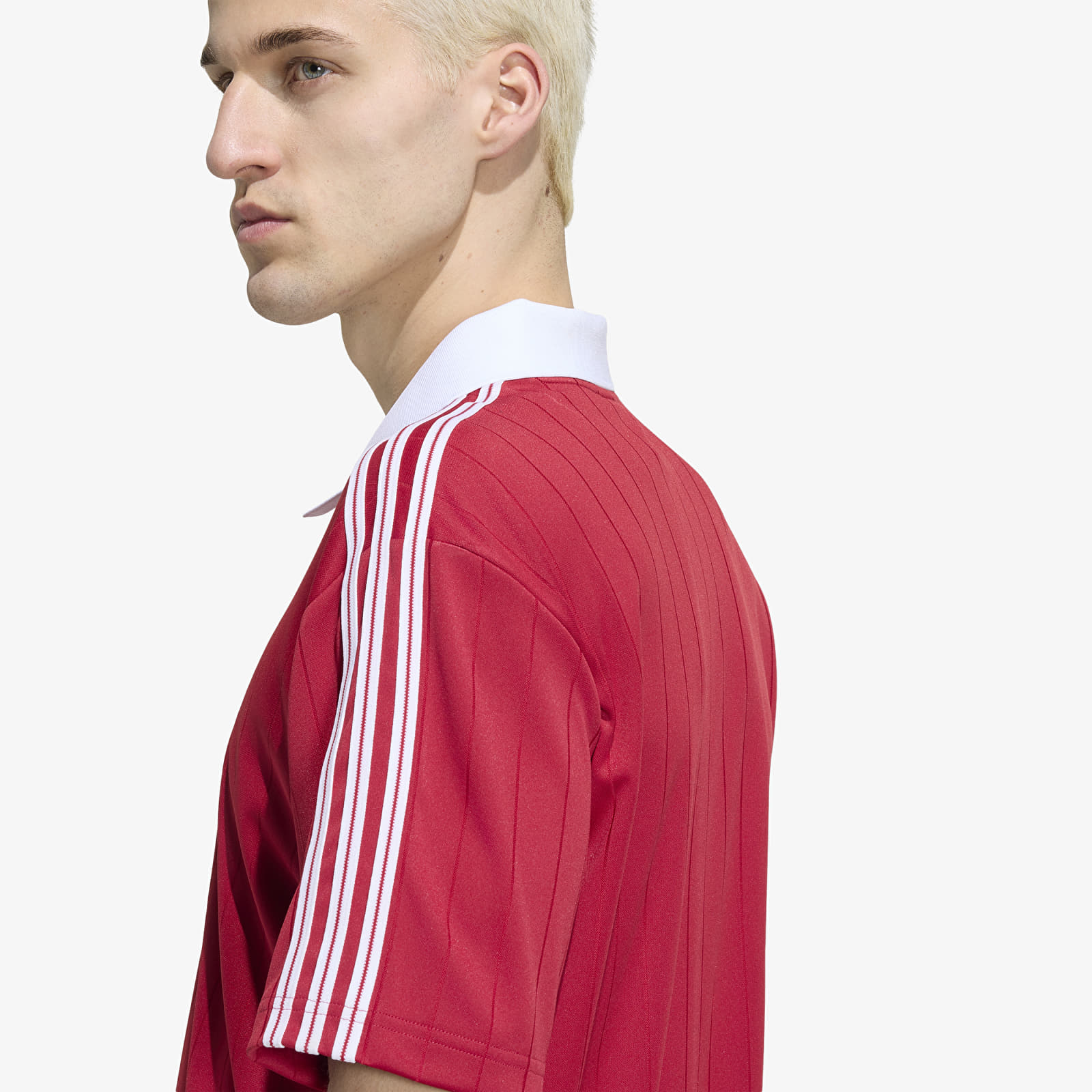 Men's jerseys adidas Drop Needle Jersey Team Victory Red/ White
