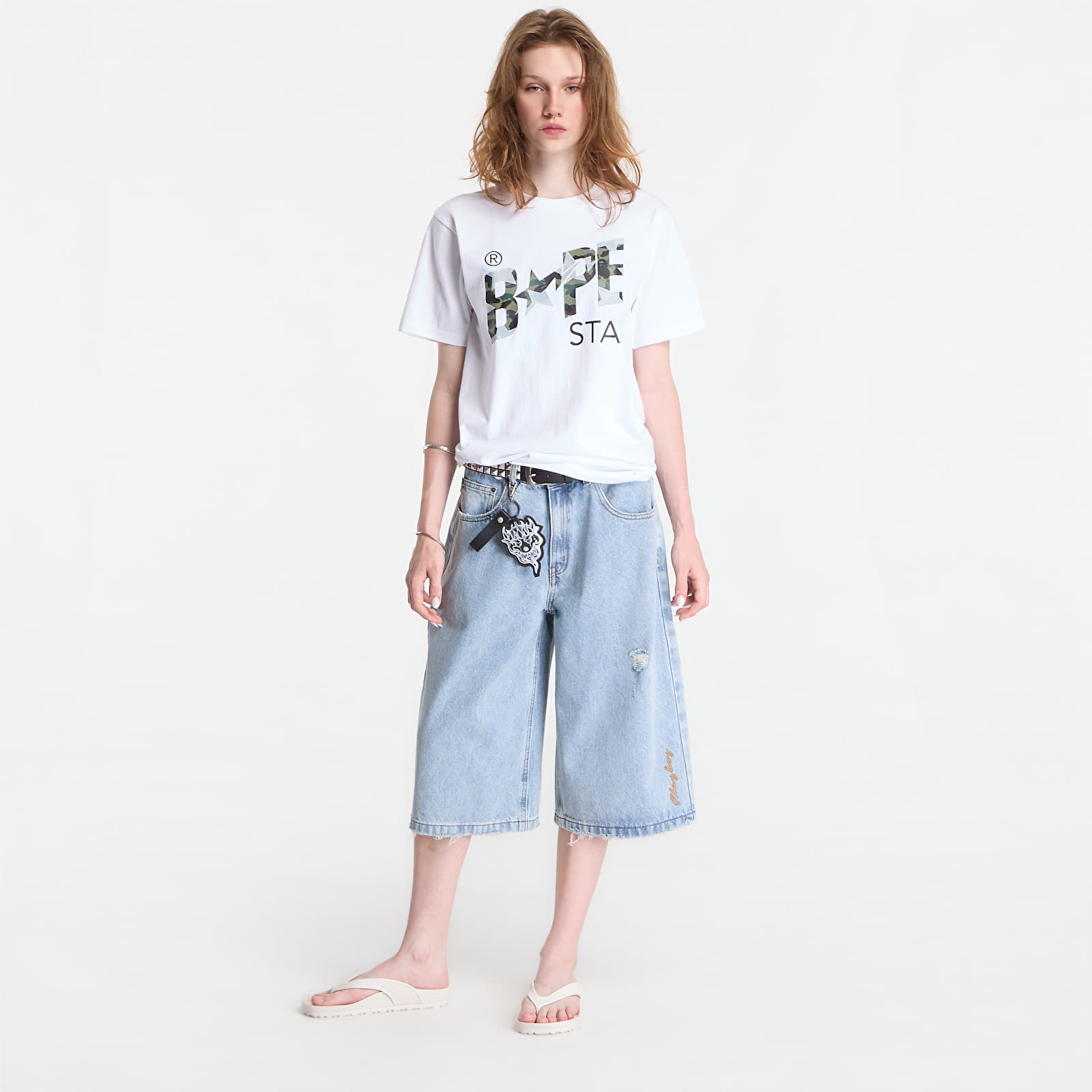 T-shirts A Bathing Ape Sta Over Print 1st Camo Bape Sta Tee UNISEX White