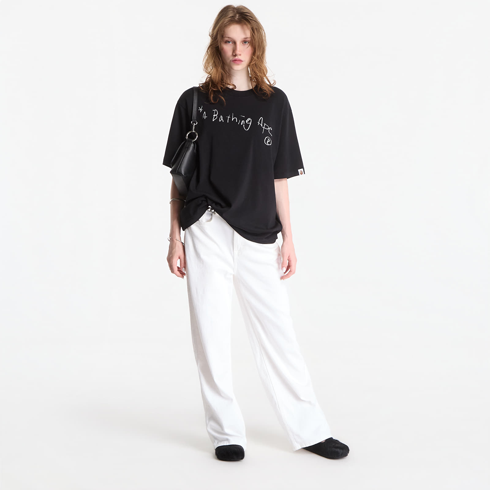 T-shirts A Bathing Ape Hand Draw A Bathing Ape Relaxed Fit Tee UNISEX Black