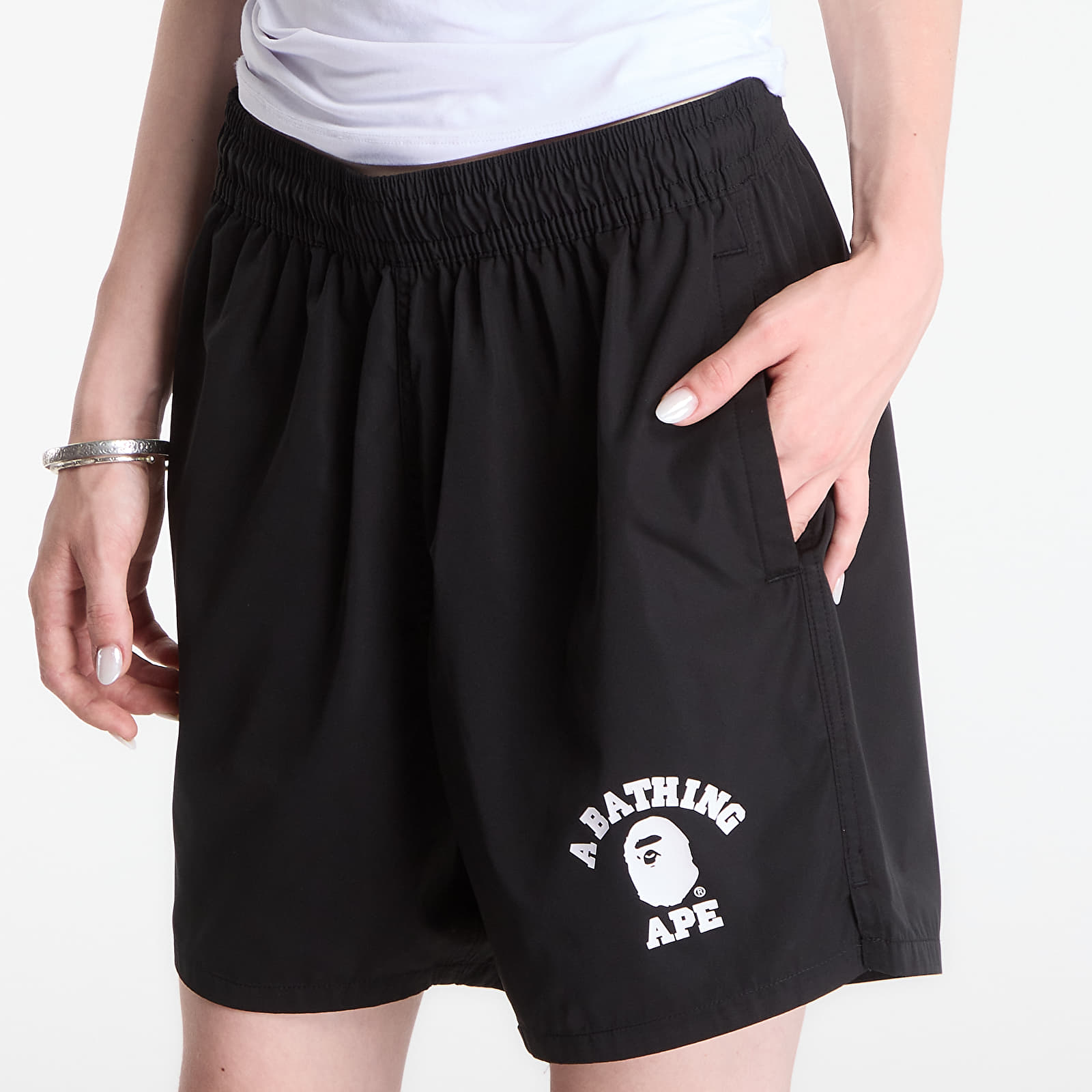 Korte broeken A Bathing Ape College Beach Relaxed Fit Shorts UNISEX Black