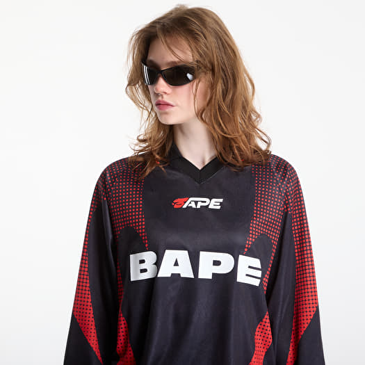 A Bathing Ape Ape Flame Monogram Jacquard Logo Relaxed Fit